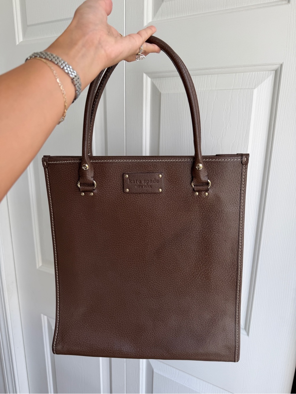 Kate Spade Brown Leather Tote